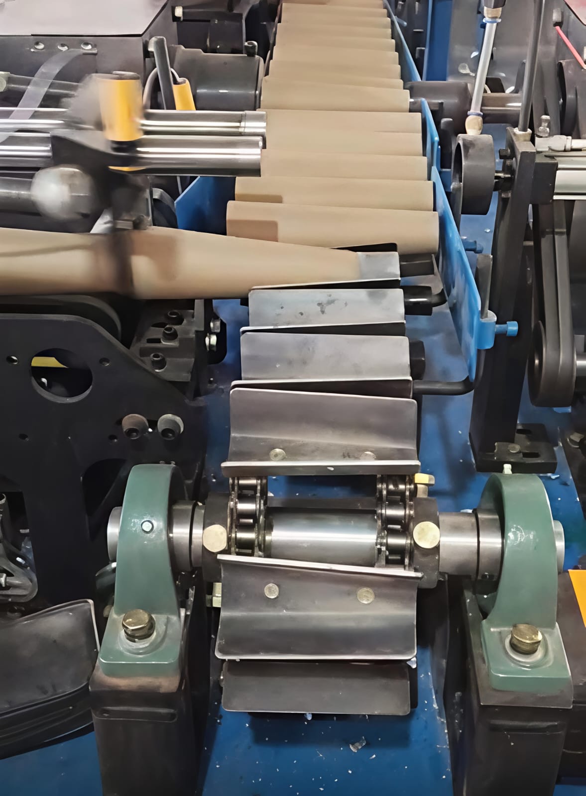 Cone finishing machine output